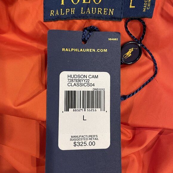 Polo Ralph Lauren Camouflage Hudson Guide Coat Jacket - Size Large - Picture 6 of 6